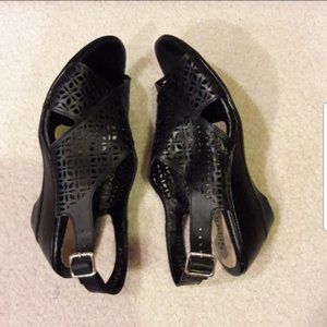 🌿 Seducta Italy Slingback Platforms Shoes